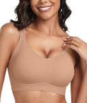 Seamless Full Coverage Push Up No Underwire Bras